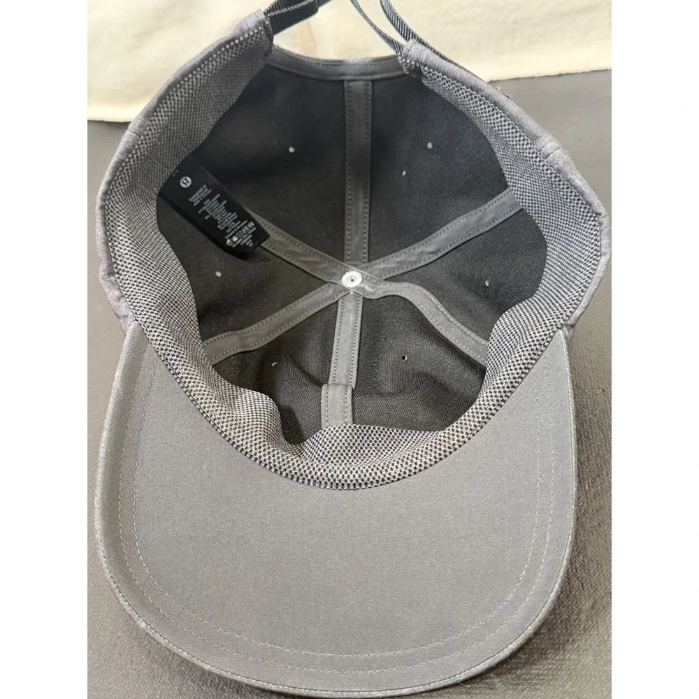 Lululemon Fast‎ and Free Running Hat Unisex OS Gray Acid Wash Adjustable Cap